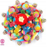 Gâteau Régime de bonbons Arc en ciel 22 cm