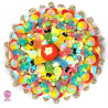 Maxi gâteau de bonbons arc en ciel 320mm